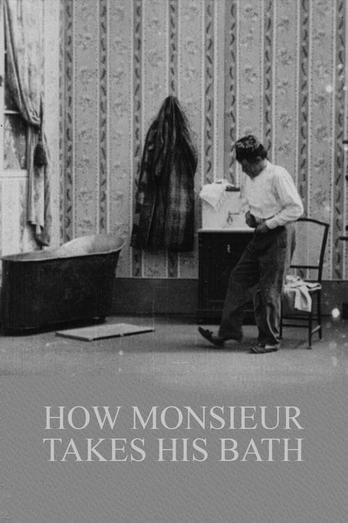 Comment monsieur prend son bain poster