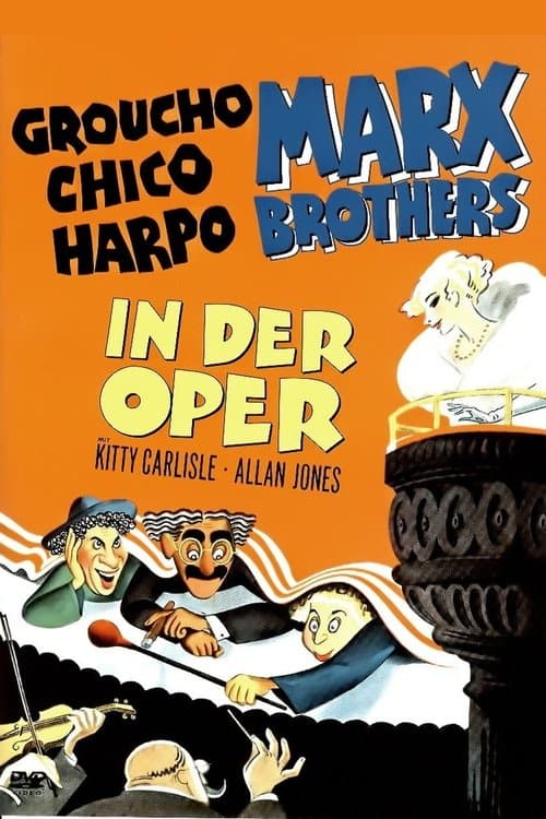 Die Marx Brothers in der Oper poster