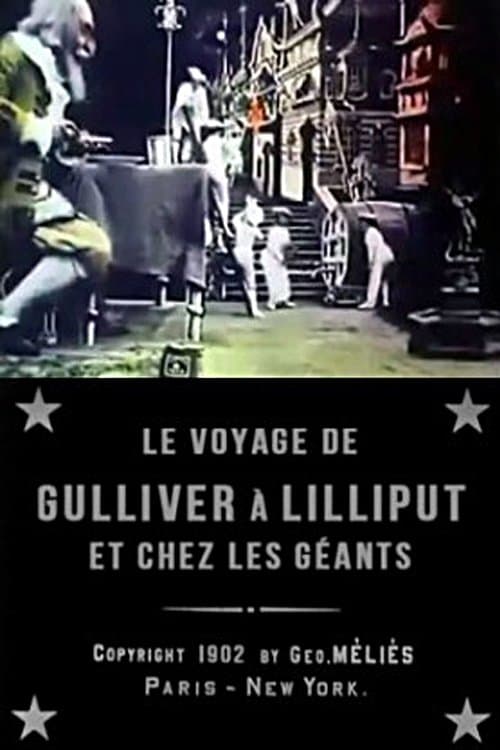 Le voyage de Gulliver à Lilliput et chez les géants poster