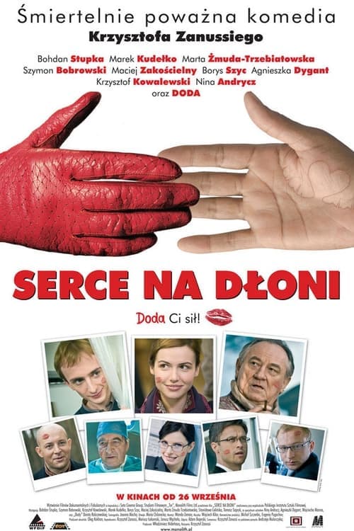 Serce na dłoni poster