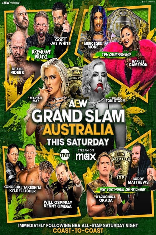 AEW: Grand Slam Australia poster