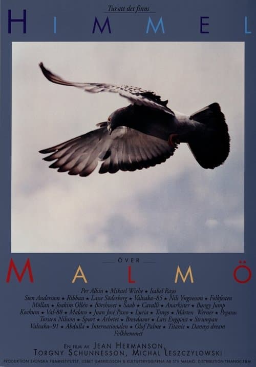 Himmel över Malmö poster