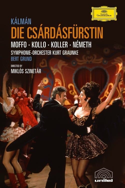 Die Csárdásfürstin poster