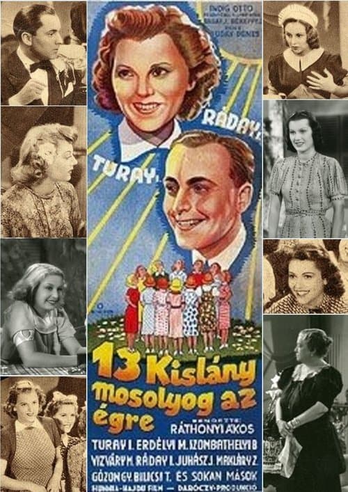 13 kislány mosolyog az égre poster