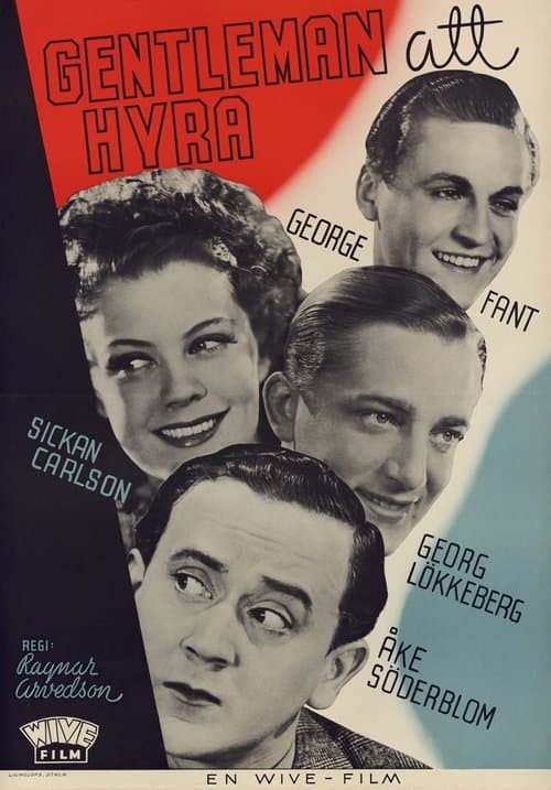 Gentleman att hyra poster