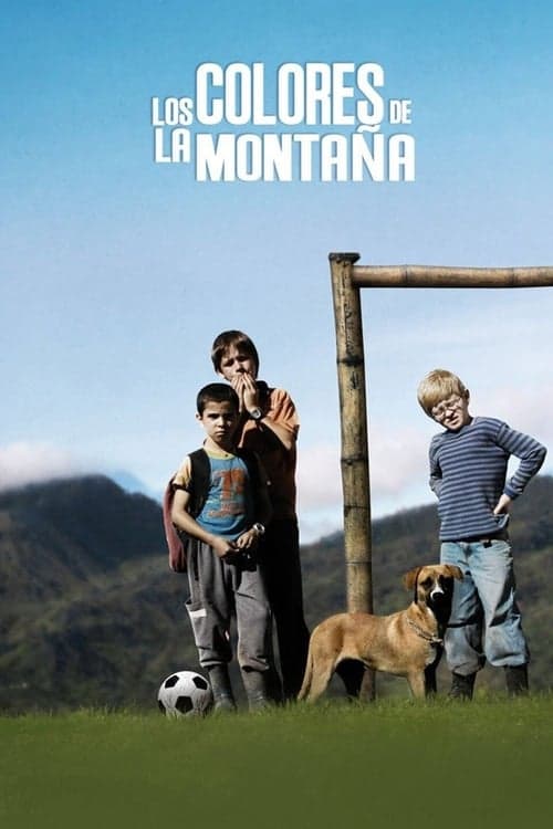Los colores de la montaña poster