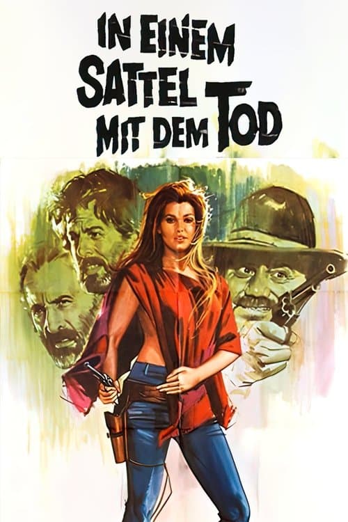 In einem Sattel mit dem Tod poster