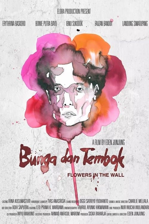 Bunga dan Tembok poster