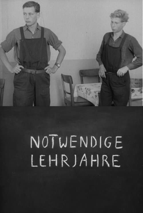 Notwendige Lehrjahre poster
