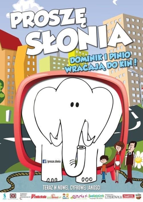 Proszę słonia poster