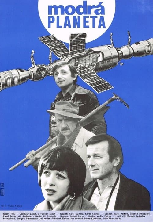 Modrá planeta poster