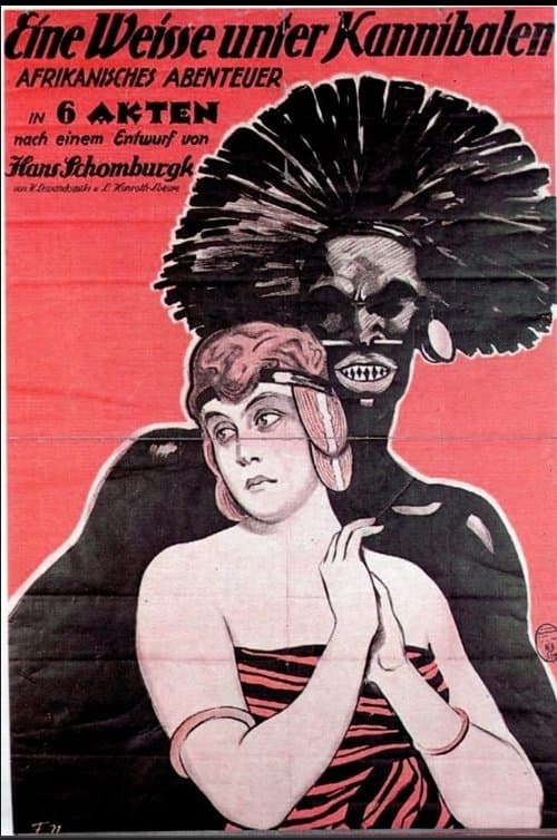 Eine Weisse unter Kannibalen poster