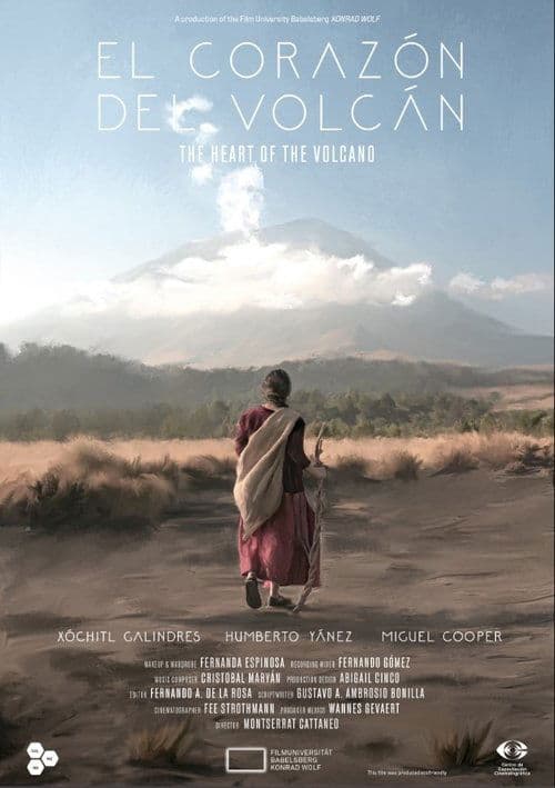 El corazón del volcán poster