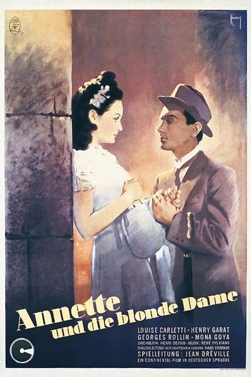Annette und die blonde Dame poster