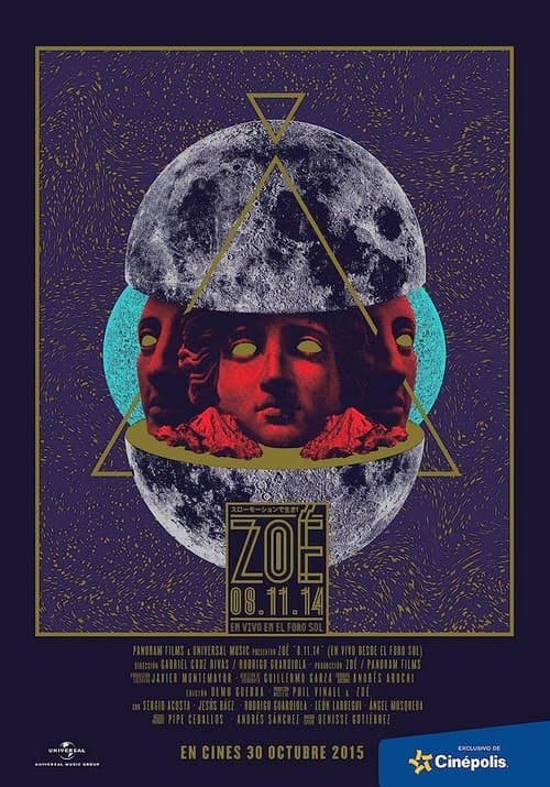 Zoé: 8.11.14 (En Vivo en el Foro Sol) poster