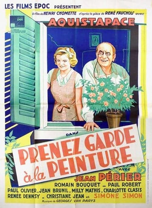 Prenez garde à la peinture poster