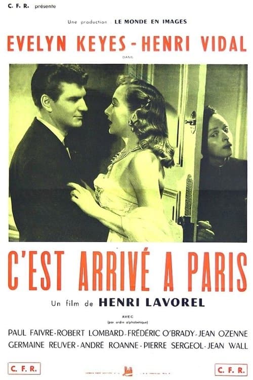C'est arrivé à Paris poster
