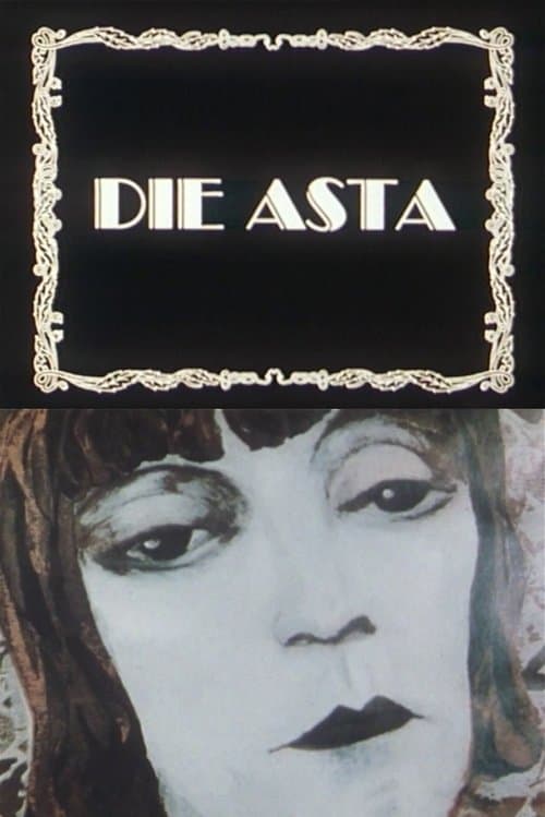 Die Asta - portræt af Asta Nielsen poster