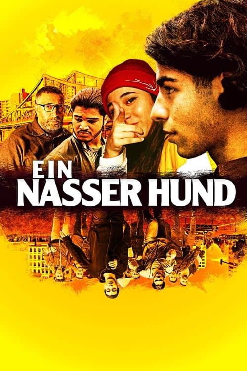 Ein nasser Hund poster