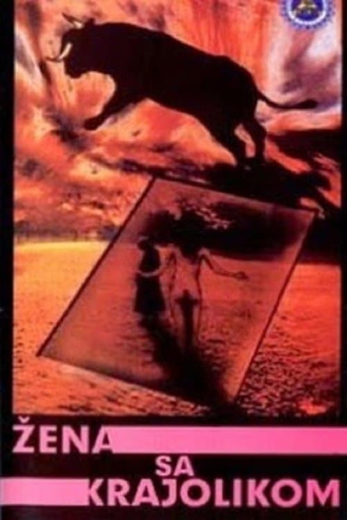 Žena s krajolikom poster