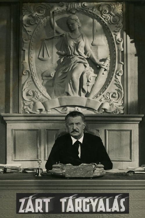Zárt tárgyalás poster
