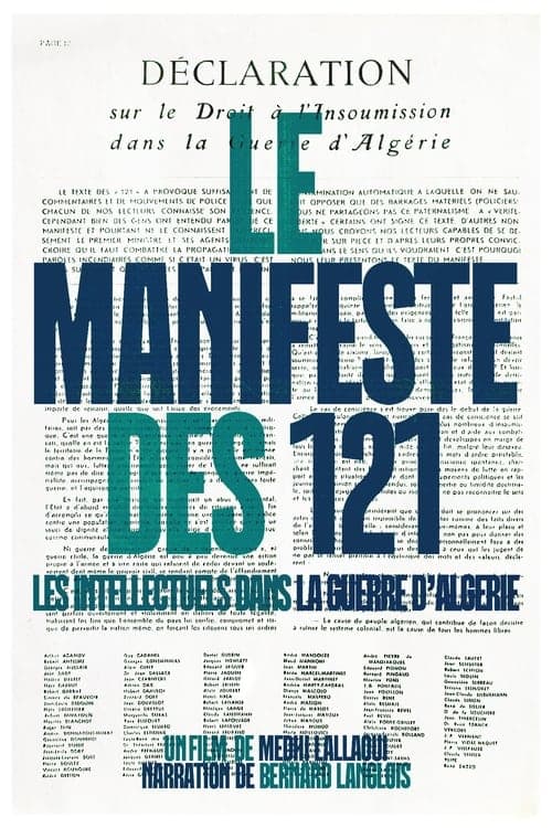 Le Manifeste des 121 poster