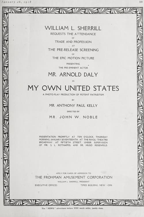 My Own United States poster