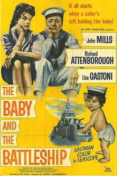 Das Baby auf dem Schlachtschiff poster