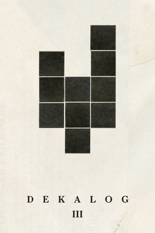 Dekalog, Drei poster