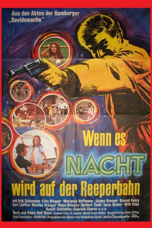 Wenn es Nacht wird auf der Reeperbahn poster