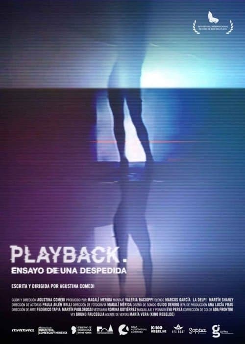 Playback: Ensayo de una despedida poster