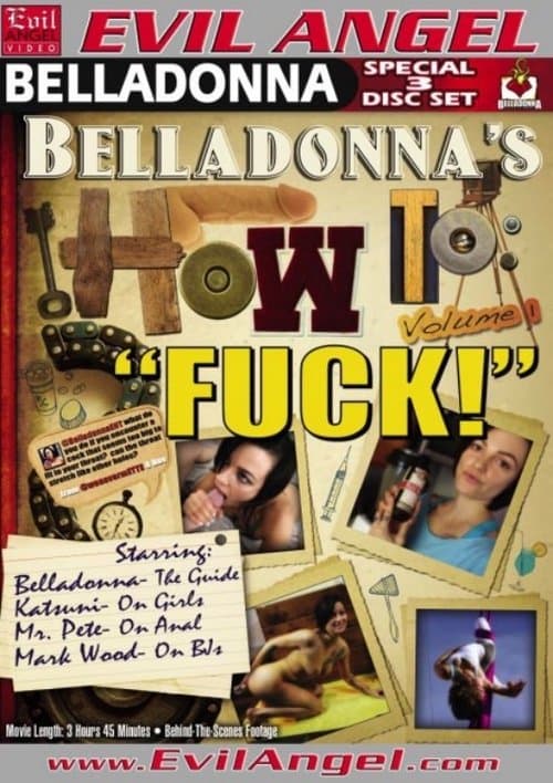 Belladonna's How to Fuck poster