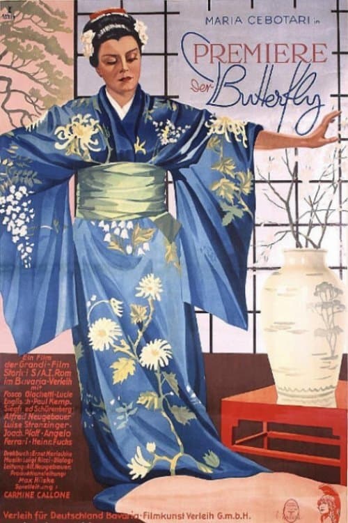 Premiere der Butterfly poster