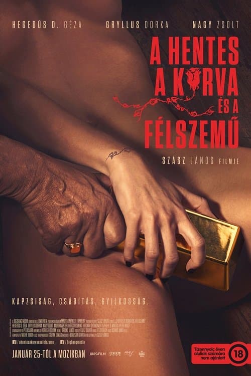 A hentes, a kurva és a félszemű poster