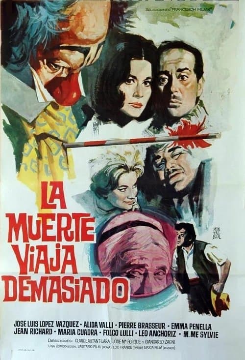 La muerte viaja demasiado poster