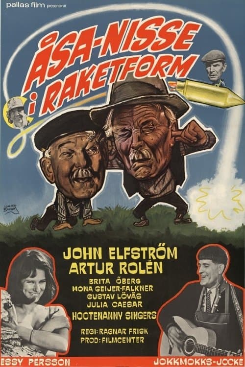 Åsa-Nisse i raketform poster