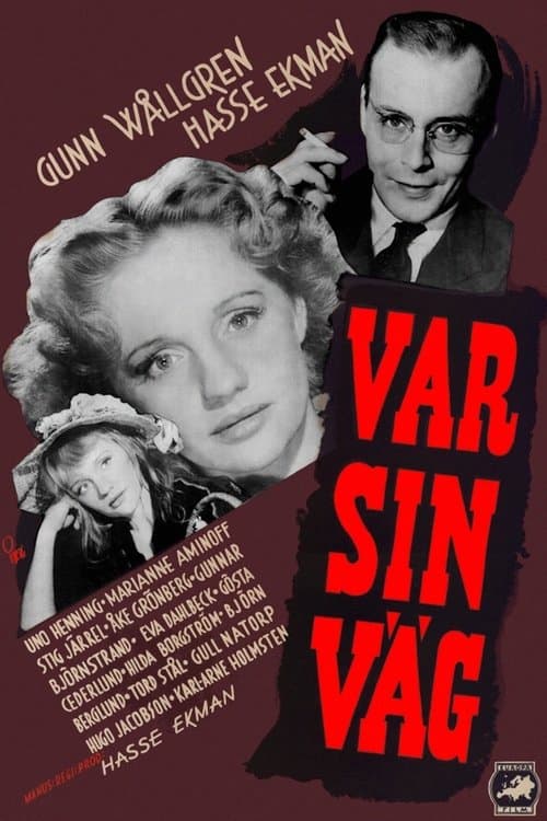 Var sin väg poster