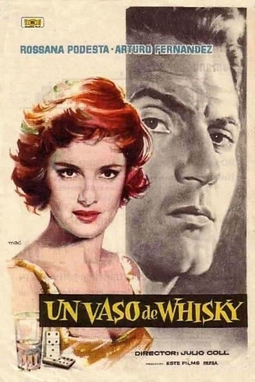Un vaso de whisky poster