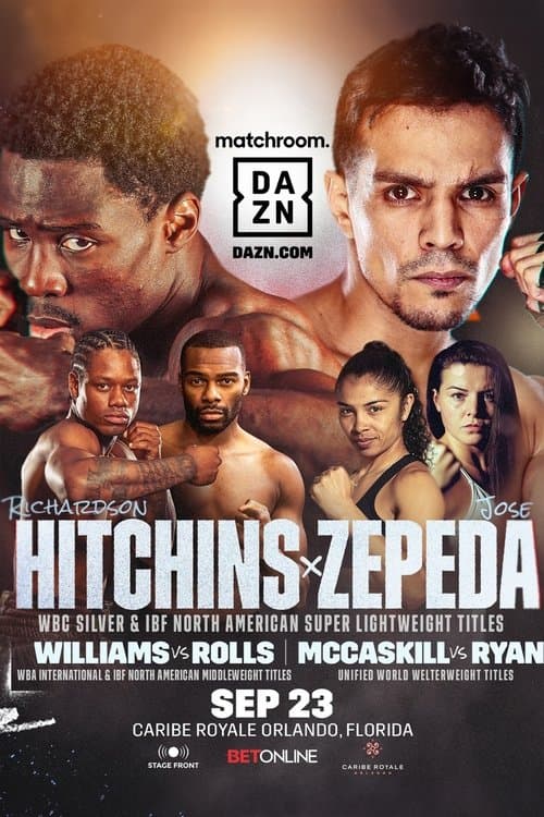 Richardson Hitchins vs. Jose Zepeda poster