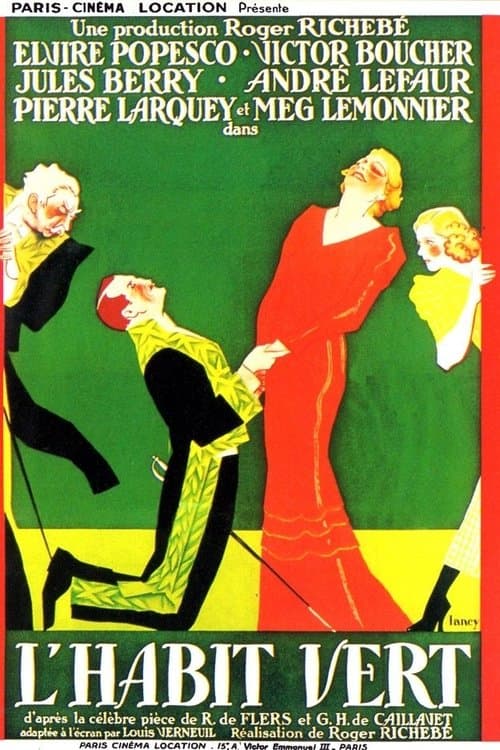 L'Habit vert poster