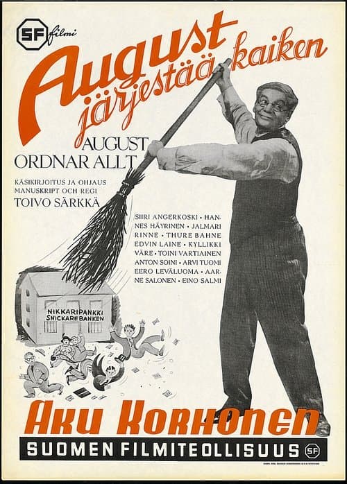 August järjestää kaiken poster