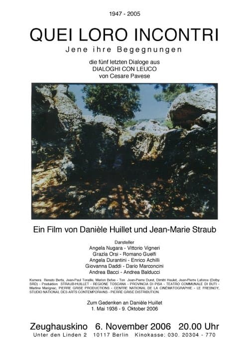 Quei loro incontri poster