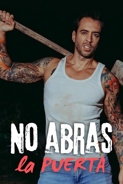 No abras la puerta poster