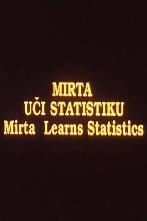 Mirta uči statistiku poster
