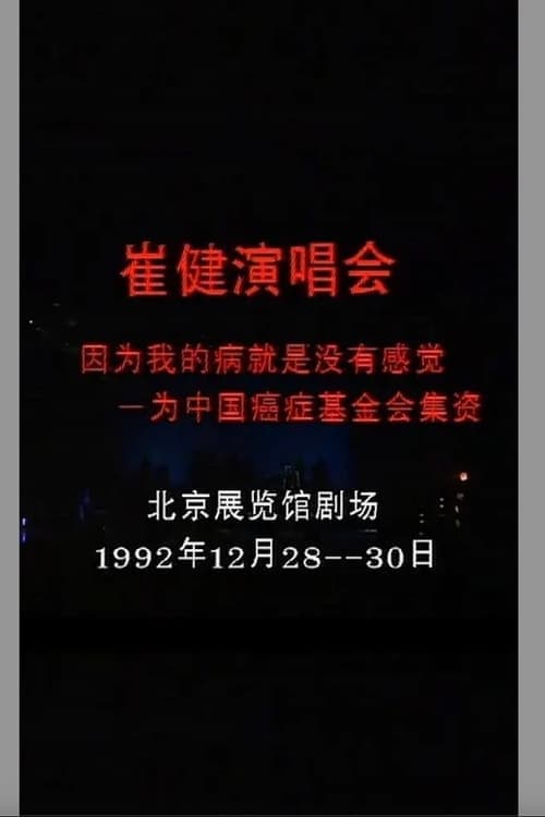 崔健 - 1992年北展演唱会 poster