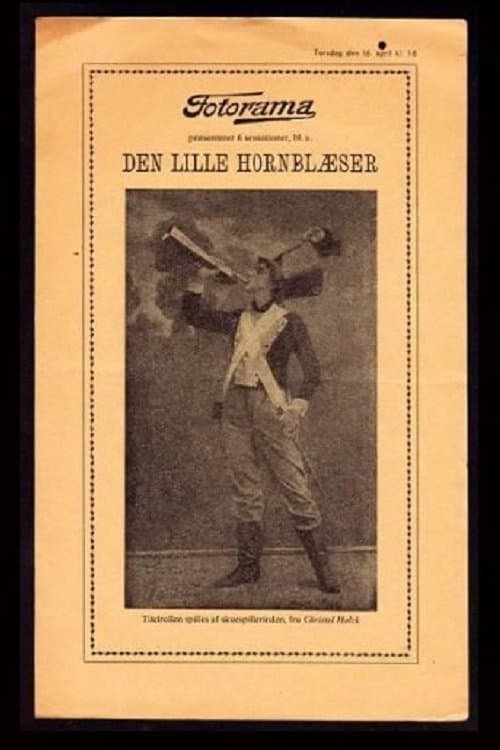 Den lille hornblæser poster
