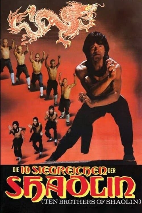 Die 10 siegreichen der Shaolin poster
