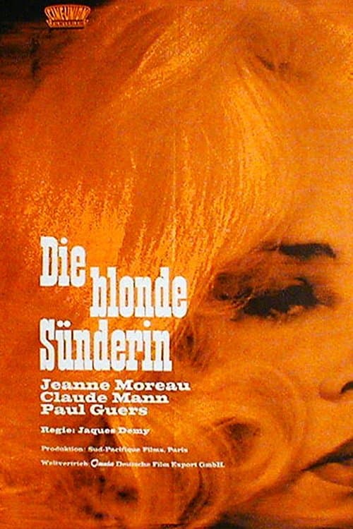Die blonde Sünderin poster