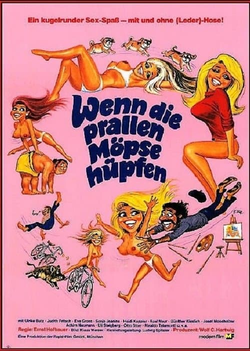 Wenn die prallen Möpse hüpfen poster