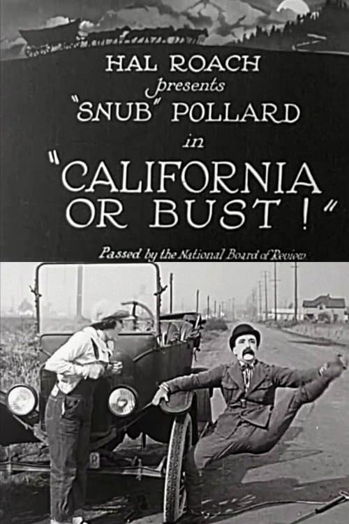 California or Bust poster